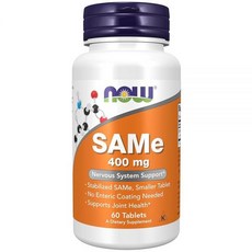나우푸드 SAMe 400mg 태블릿 60정, 1개