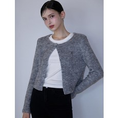 로제프란츠 Mohair Round Cardigan Gray