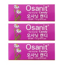 오사닛 캔디 7.5g, 자일리톨, 3개