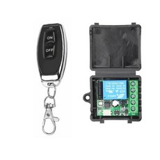 433MHz 무선 RF 리모컨 스위치 DC 12V 10A 1CH 릴레이 모듈 리시버 ON OFF LED 전구 DIY, 1Remote 1 Receiver 2, 1개