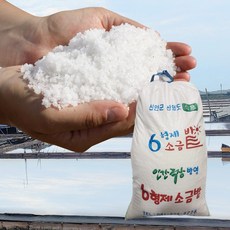 2022년산 신안 6형제 천일염 소금밭 깨끗한 굵은 소금, 1개, 20kg