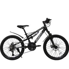 알톤 쿼츠M21J 알루미늄 22인치 유압식 어린이MTB 초등학생자전거, 무광블랙 22인치