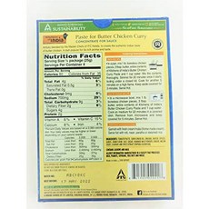 Kitchens of India Butter Chicken Curry Paste 3.5 Ounce 6 per case., 상세내용참조