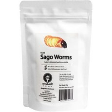 서플리먼트 JR 유니크 푸즈(JR UNIQUE FOODS) [곤충식] 사고웜 SAGOWORMS 10G TIU0005 B07N84WRCS, One Size, One Color, 1개