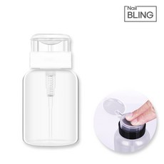 네일 멘다형 리무버 디스펜서 200ml, 1개, 화이트 - 네일리무버디스펜서