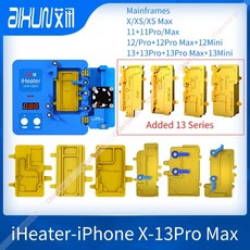 JC Iheater 더블 레이어 보드 예열 솔더링 재 작업 스테이션 for iphone 호환 13 12 Pro Max X XS 마더 디, 02 X-13Pro Max