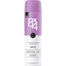8x4 우먼 No.4 바이브런트 플라워 데오 스프레이 150ml, 1개