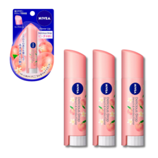 니베아 NIVEA 일본 니베아 복숭아립밤 3.5g(선택 가능한 3개 세트 / 5개 세트)