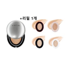 티르티르 마스크 핏 쿠션 본품18g+리필 교차선택 5종 레드 블랙 핑크 화이트 72시간 지속 tir tir mask fit coushion