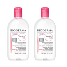 바이오더마 센시비오 클렌징워터 500ml x 2개입 h2o 대용량 페이셜 클린싱 코스트코 저자극 클렌저 세안수, 1개