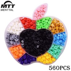 MTT MENTTAL Toy Stacking Block Sets 560 Peices 3D Connection Building Bricks for Kids Ages 3-5