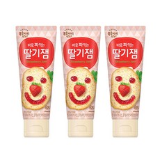 복음자리 바로 짜먹는 딸기잼, 100g, 3개