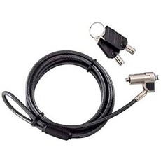 V7 V7 SLK100-13NB Slim Portable Security Cable with Key Lock, 상세내용참조