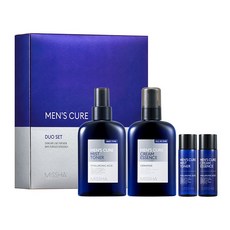 [미샤] 맨즈큐어 2종 기획세트 (토너150ml+에센스150ml+토너30ml+에센스30ml) - 남자화장품세트