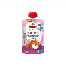 Holle 홀레 퓨레파우치 디노 사과&블루베리 100gX6개
