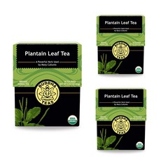 Buddha Teas Plantain Leaf 18개 0.83oz(23g)x3, 1개, 1