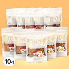한봄 단체간식 선물 포장 과자 셋트 당충전 응원선물, 10개, 스마일투명지퍼백
