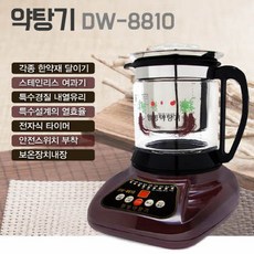 [평생AS 추천1위 약탕기]국내 최초 통유리 약탕기 상황버섯 3.5L대용량 금속 스텐 쇠가 전혀 없는 홍삼제조기 한약 건강차 한방차 녹용 당귀 감초 도라지, DW-8810