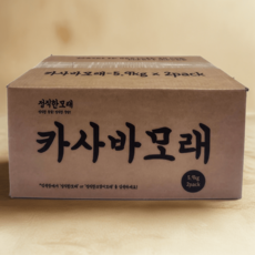 카사바모래 11.8kg 먼지없는 정직한 고양이모래 무향, 1개