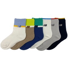 뉴발란스 아동 양말 6족 - 남아A M(18~20cm) | New Balance Kid's Socks 6 Pairs - Boys A