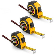 접이식 줄자 33피트 측정 테이프 신체 신타 미터법 드 메디르 쉬운 읽기 엔지니어, tape25ft 3pcs, 1개