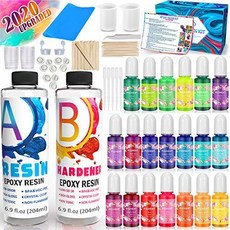 Catcrafter Crystal Clear Epoxy Resin Art Kit - Color Dye Pigme/556997, 상세내용참조, 상세내용참조