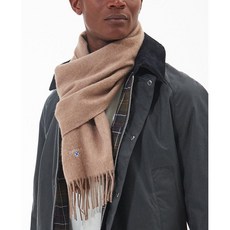 BARBOUR Men's Barbour Plain Lambswool Scarf USC0008GN59 Light Brown