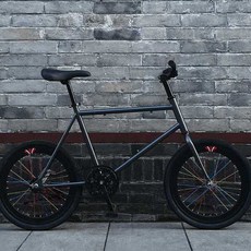 하이브리드자전거 고성능 통근 MTB 산악 출퇴근, 블랙 핑크 20인치 40나이프