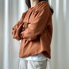 남녀공용 나일론 스트링 윈드 맨투맨