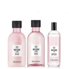 [더바디샵]화이트 머스크 플로라 바디 3종 SET_(샤워젤+바디로션+미스트), 1개