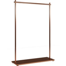고급 의류 진열대 판매대 스탠드 스테인레스 옷걸이, 5. 로즈골드 길이150cm x 높이160cm, 1개