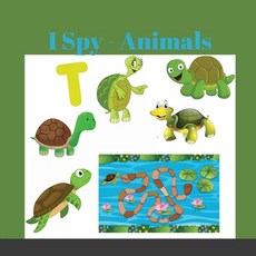 I Spy - Animals!: A Fun Guessing Game for 2-4 Year Olds Color Interior (I Spy Book Collection for Kids) Paperback, Maxim, English, 9781716225987