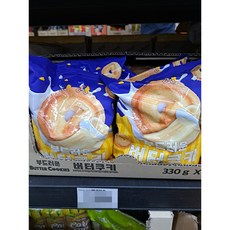 노브랜드 부드러운 버터쿠키 330g x 2개