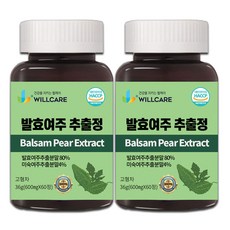 윌케어 발효여주 추출정 국내산 600mg x 60정