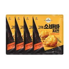 비비고 (CJ제일제당) 고메 소바바치킨 소이허니 순살 375g 4개