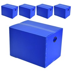 네오비 이사박스 4호(550 x 400 x 300 mm), 청색, 5개