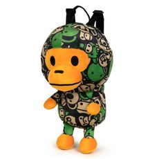 A BATHING APE 베이프 정품 BABY MILO PLUSH BACKPACK 그린