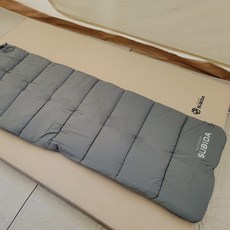 수비다 겨울캠핑 페더다운 M400 침낭, 애쉬그레이, 1개, 애쉬그레이