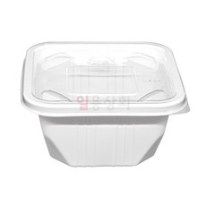 [ILYONG] 사각 소스용기 JH 125ml 1500세트 백색, 1500개, 1세트