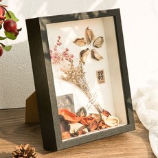 셀프부케말리기 아크릴 액자를 이용한 부케말리기 선물 말린 부케 액자 무드등 유리돔 만들기