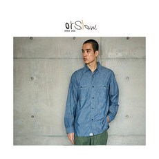 오어슬로우 orSlow 샴브레이 워크 셔츠 CHAMBRAY WORK SHIRT