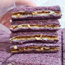 [흥부곳간] 호떡보다 더 맛있는 흑미꿀샌드 꿀설기 국내산 100% 흑미설기 아이간식 건강간식 꿀백설기 꿀떡, 90g, 20개