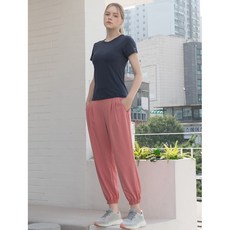  DURAN 뒤란 뒤란핏 여유있는 핏 요가 필라테스 바지 세미 배기 루사 하렘팬츠 DBF3W-9141 