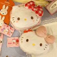 산리오 50주년 헬로키티 얼굴모양 동전지갑 파우치