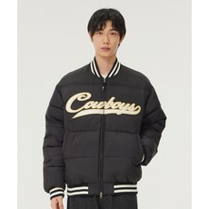 LEE 패딩 스타디움 점퍼 블랙 107098