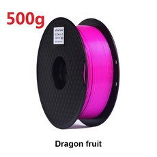 3D 인쇄 플라스틱 소재 대리석 필라멘트 PLA 1.75mm 표준 1kg 다중 색상 승화 블랙, 14 Dragon Fruit-500g