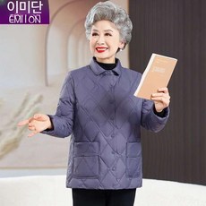 할머니경량패딩 중년 빅사이즈 퀼팅 코트 잠바 어르신 여성 70대 60대 50대 엄마
