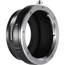 캐논 EF EF-S 렌즈-후지필름 X 시리즈 카메라 X-T2 X-T3 X-T5 X-T20 X-Pro2 등 매트 블랙 인테리어 수동 포커스 STM 렌즈 EF-FX용이 아님, NEWEREFFuji X 렌즈 마운트 어댑터 캐논 EF