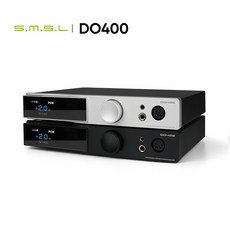 SMSL DO400 풀 밸런스 ES3039MSPRO 칩 XMOS XU-316 32비트/768kHz 오디오 디코더 및 헤드폰 증폭기 4.4mm/6.35mm 헤드폰 출력, Black - smsldo400