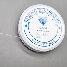 비즈 0.8mm 탄성줄 공예줄 공예 투명줄 우레탄 1EA, 본상품